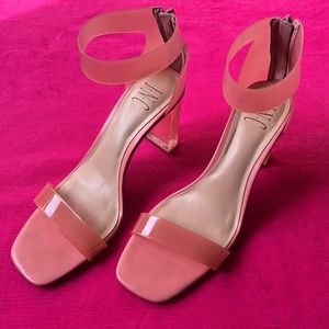 Translucent pink heels